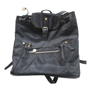 Mary & Martha Vegan Backpack Black Gold Hardware Like New Condition